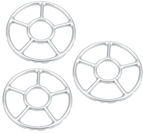 GRADENEVE 3 Auxiliares para Estufas De Gas para Wok y Ollas Rejilla Galvanizado Antideslizante