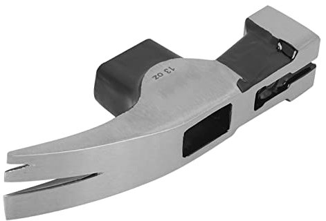 13oz Right Angle Double Fork Carpenter Claw Hammer Head Woodworking Farm Tool for Concrete and Ceramic Tile Dressing and Grinding