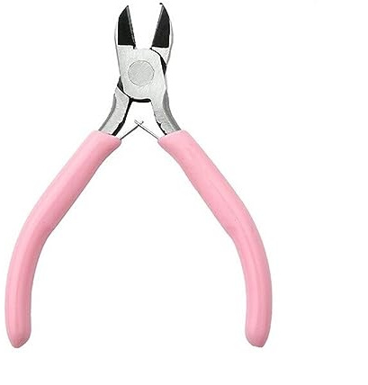 JINGYAN Pliers Handle Nickel Iron Single Section Round Concave Pliers Handmade Jewellery Making Hardware Tools Pointed Nose