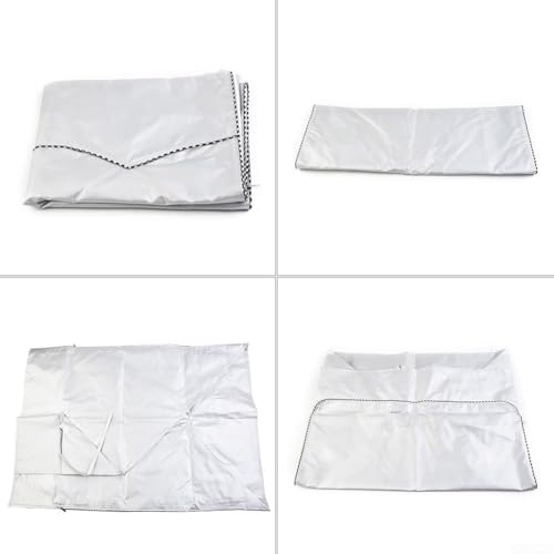 Housse de lave-linge en tissu Oxford imperméable pour lave-linge et sèche-linge à chargement frontal, protège contre la poussière et l'humidité (XL)