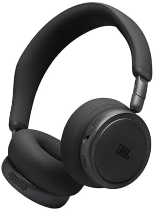 JBL Live 680NC Cuffie On‑Ear Wireless con Cancellazione del Rumore, Nero