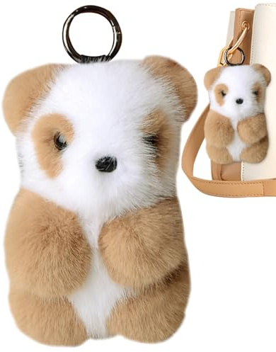 Genérico Porte-clés panda en peluche, pendentif pour sac à dos pour homme et femme