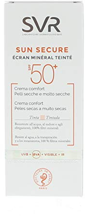 SVR Sun Secure Écran Minéral Teinté Crème Confort SPF 50+ 50 ml