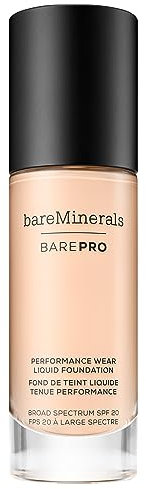 Bare Mínerals BAREPRO Performance Wear Liquid SPF 20 Foundation, Fair 01, 30 ml