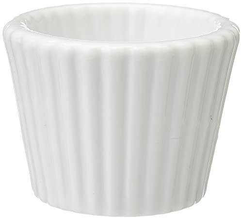 GenWare Porcelain Fluted Ramekin 1.5oz / 45ml, 369206, Pack of 12