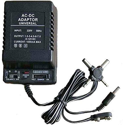 TrAdE Shop Traesio - Transformador alimentador Universal de 1000 mA de 1,5 V a 12 V, 1000 mA