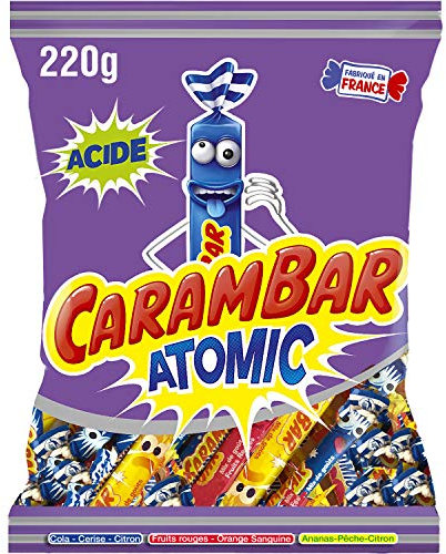 Carambar Atomic Bonbons Acide, 220g