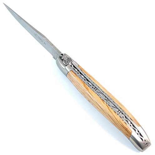 LAGUIOLE en Aubrac Taschenmesser Steineiche Doppelplatinen 12C27 Stahl