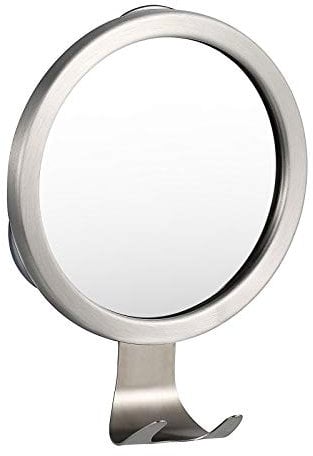 Ettori ttori Fog-Free Shower Mirror Bathroom Fogless Shaving Bathtub Power Lock Suction