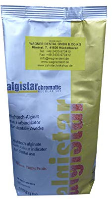 Alginat Algistar - Masa de moldeo rápido (indicador de color, 3 minutos, 453 g)