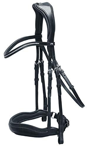 Schockemohle Slimford Bridle Black/Silver VB (Cob)