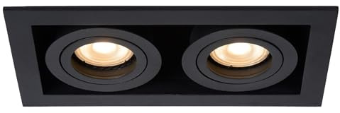 Lucide Chimney - Recessed Spotlight - GU10 - Black