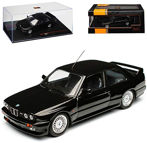 B*M*W 3er E30 M3 Coupe Sport Evolution Schwarz 1982-1994 1/43 I-X-O Modell Auto mit individiuellem Wunschkennzeichen
