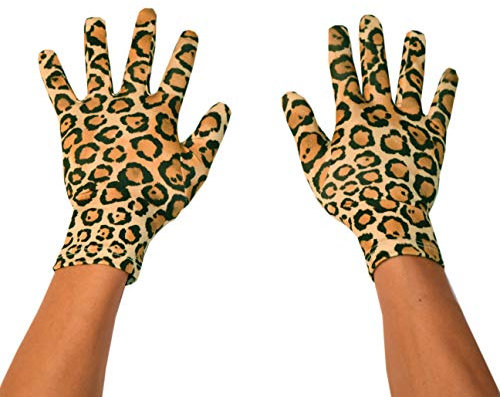 Seeksmile Leopard Spandex Handschuhe - - Einheitsgröße
