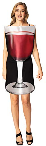 Rasta Imposta Women's Glass of Red Wine Fancy Dress Costume