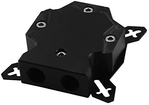 N/A Acryl Computer GPU Universal Wasserkühler Kühlblock Radiator Schwarz