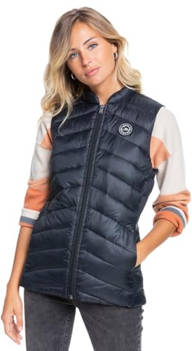 Roxy Coast Road - Chaleco ligero con acolchado plegable resistente al agua para Mujer