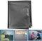 GDMING Teichfolie Durchstoßfestigkeit Plastik Tarps Zum Teich Wassergarten Wasserfall Reservoir Auslaufsicher PVC, 43 Größen (Color : Black, Size : 4x6m)