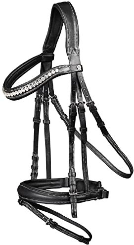 WALDHAUSEN Waldhausen X-Line Trensenzaum Supersoft Joy, WB, schwarz