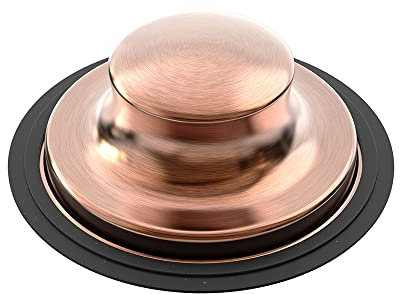 BOTEMY B9138 Bride et bouchon d'évier pour déchets d'évier 8,9 cm (bouchon d'évier, cuivre antique (AC))