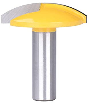 Drill Bit Small Bowl Router Bit 1/2'' Shank Cleaning Bottom Router Bit for Wide Door Knife Tungsten Router Bits