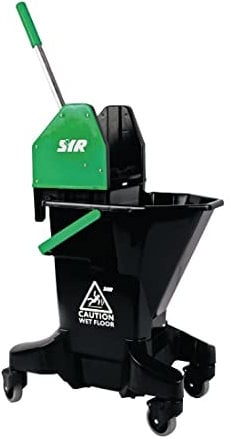 SYR Long Tall Sally Recycled Plastic Mop Bucket and Wringer 16Ltr Green