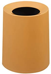 Poubelle Cuisines Poubelle de grande capacité 10L/12L chambre à coucher domestique, toilette, corbeille à papier à Double seau poubelle Bureau à domicile - Contient les déchets ( Color : Oranje , Size