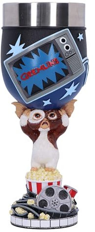 Nemesis Now Gremlins Gizmo Kelch, 19,5 cm, Kunstharz, offizielles Lizenzprodukt von Gremlins, Gremlins Gizmo-Kelch, herausnehmbarer Edelstahleinsatz, aus feinstem Harz gegossen, fachmännisch