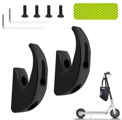 Elektroroller Haken, Haken für Xiaomi E Scooter, 2 Stück Fronthaken, Kompatibler Robuster Haken, Elektroroller Front Claw Hanger,Kompatibel für Xiaomi M365/1S/Pro,Multifunktionale Elektroroller Hanger