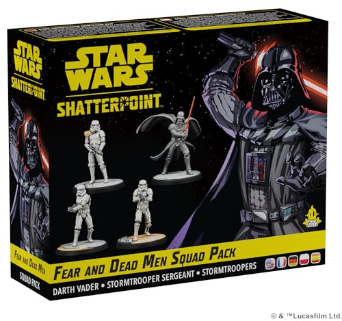 Asmodee, Star Wars: Shatterpoint – Fear and Dead Men, Squad Pack, Tabletop | Tactical miniatures game in the Star Wars universe for 2 players, 90-120 minutes, strategy game for ages 14+, multilingual