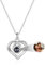 Colgante Foto Proyectada Collar Corazón con Foto Dentro Personalizado Original Cadena Regalo Original Mujer Día de La Madre San Valentín (corazón 5)