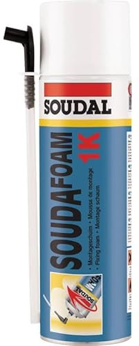 Soudafoam 1K PU-Schaum Soudal 0,5 Liter