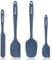 NileHome Silicone Spatula Set, Rubber Spatula High Heat-Resistant Premium BPA-Free One Piece Seamless Design Cooking Spatulas Utensils Set For Kitchen 4pack(Haze blue)