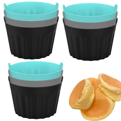 Moule Silicone Air Fryer, Ramequins À Gâteaux, Moule Réutilisable Pour Friteuse À Air, Moule À Cupcakes Pour Friteuse À Air, Moules À Œufs Pochés, Accessoires De Friteuse, Moule Pour Muffins
