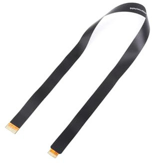 DSI Câble Flexible FPC pour Raspberry Pi 5, 22Pin à 15Pin Pi5 Câble d'affichage Adapté aux DSI Écrans d'affichage, Film Noir de Blindage EMI, Transmission de Signal Plus Stable (500mm)