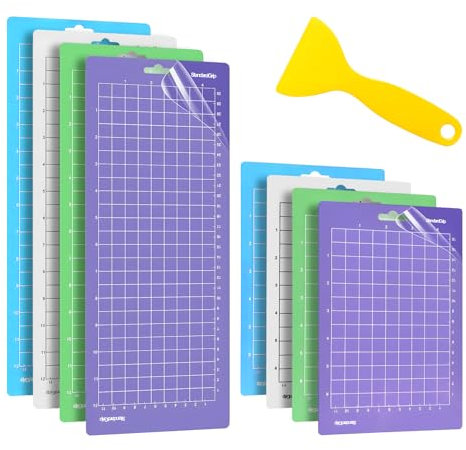 Schneidematte für Cricut Joy, 8 Stück Cricut Schneidematte Joy (5,5x14/5,5x8,5 Zoll), Schneideschreibmaschine Ersatzkleber Klebrige Schneidematten für das Handwerkliche Nähen, Cricut Joy Zubehör