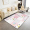 Cartoon Auto Teppich 150x200,BAU LKW Traktor Cranative Bereich Teppich für Erwachsene Teenss, Girly Rosa weiße Streifen Plaid Grid Anti Rutsch Waschbarer Teppich für Innen Outdoor