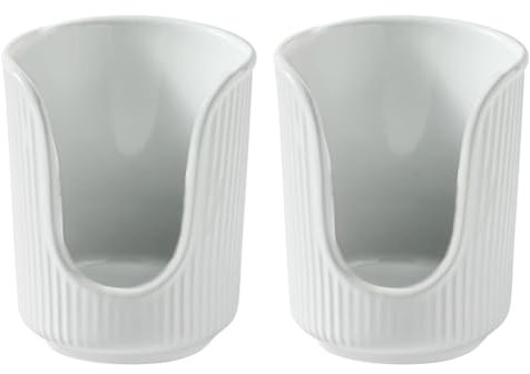 Begchy 2 soportes de cartón para vasos, vasos desechables, portavasos de mesa, estante multifuncional para vasos