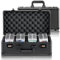 VEVOR Aufbewahrungsbox, 4 Fächer, Tragetasche für Sportkarten mit Schaumstoffteilern und Codeschloss, für 120 bewertete PSA-Karten, 84 BGS-Karten, 96 SGC-Karten, 428 Top Loader oder 999+ lose Karten