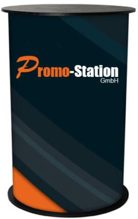 Promotion-Theke Easy S, Messetheke ohne Druck, Messetresen, Theke, POS, Messestand, Werbetheke, Promostand