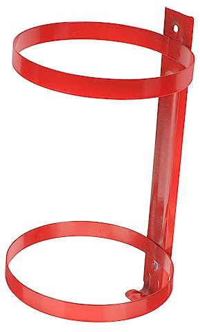 KONTONTY Feuerlöscherhalterung Praktische Wandhalterung aus Edelstahl mit Einfachem Design Poliert und Robust für 3kg und 4kg Feuerlöscher für Zuhause