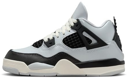 Jordan Little Kid's 4 (FZ8586 070) Retro Pure Platinum/Oro metallizzato, Oro metallizzato puro platino, 31 EU