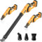 HEINPRO Souffleur à feuilles sans fil compatible avec batterie Dewalt 20 V max jusqu'à 200 km/h, petit souffleur électrique à 3 vitesses, mini souffleur à feuilles alimenté par batterie pour terrasse