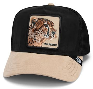 Goorin Bros. Trucker Cap The Suede Cheetah Black Schwarz, Size:OneSize