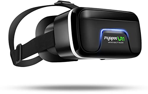 FIYAPOO Gafas de realidad virtual para teléfono móvil, VR 3D