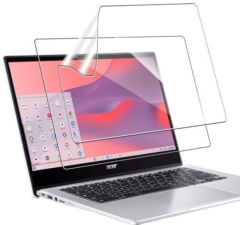 KZIOACSH Screen Protector for Acer Chromebook 314/Chromebook Spin 314 14 Inch, 2 Pack HD TPU Screen Protector Ultra Slim Touch Sensitive Shatterproof Bubble Free Protective Film, NOT GLASS
