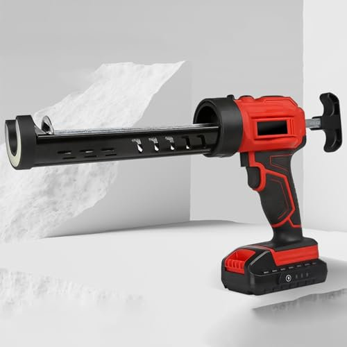 Akku-Kartuschenpistole für Makita 18V Batterie(ohne Akku), Elektrische Kartuschenpresse für 300 ml-Kartuschen, Akku Kartuschenpresse mit LED-Licht und 4 Geschwindigkeiten für Abdichten, Spachteln