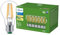Philips Ultra Efficient LED Bulb, Classe d'efficacité énergétique A, avec douille E27, 60W, transparent, blanc chaud 2700K, 6 packs