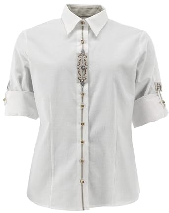 OS Trachten Langarm Trachtenbluse Regular Fit Fidaru