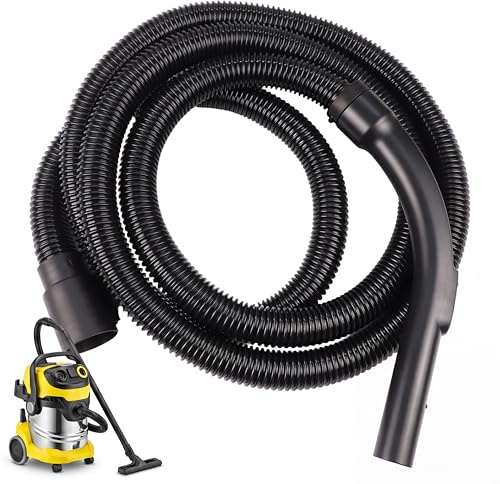 Replacement Hose for Vacuum Cleaner, Dual Swivel Cuffs Pipe Attachments for Karcher NT20 NT30 WD1 WD2 WD3 WD4 WD5 6 P Premium and Car for VAC Models(3.5 m)